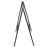 2PCS Heavy Duty Sidewalk Folding Sign Holder