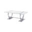 Ensemble de 3 tables basses de style contemporain 1 table basse 1 table de bout 1 table de canapé avec base à tréteaux