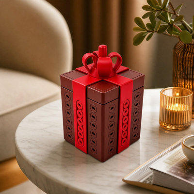 Porte-stylo en plastique, boîte-cadeau agaçante, boîte à énigmes, casse-tête réutilisable, boîte-cadeau de farce
