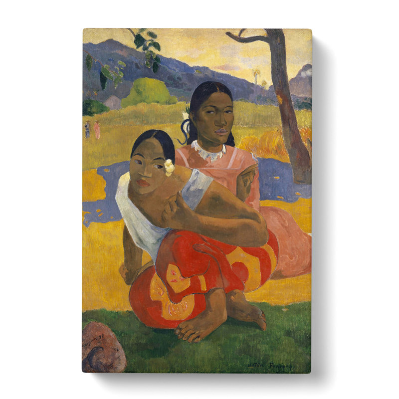 Nafea Faa Ipoipo by Paul Gauguin - Wrapped Canvas Painting, 76cm H x 50cm W x 3cm D