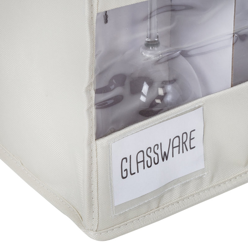 Fabric Stemware Storage