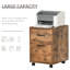 Classeur vertical mobile 2 tiroirs Delvecchio Millwood Pines