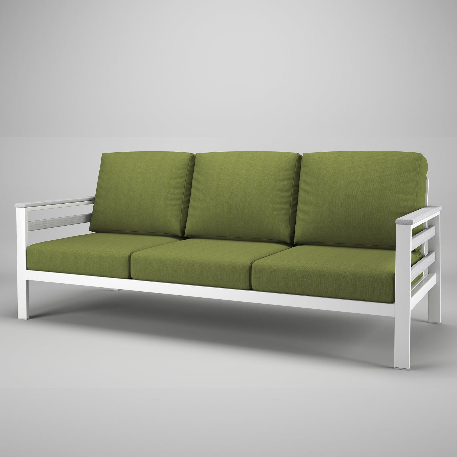 Townsend 80" Sunbrella® Patio Sofa, Spectrum Cilantro