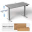 Bureau debout électrique VIVO 55 po x 28 po-114794391-114792788