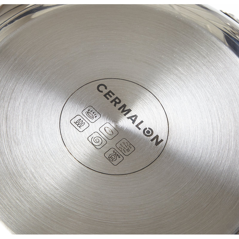 Griner 11 - Piece Non-Stick Stainless Steel Cookware Set