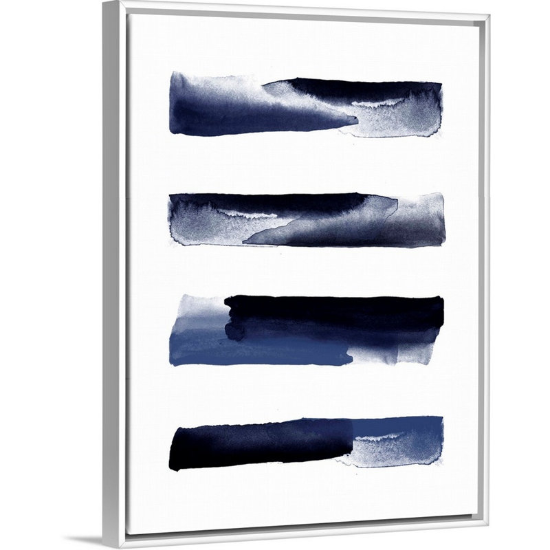 « Marine Strokes » par Urban Epiphany-reproduction d’art sur toile, H 42 po x l 32 po x P 1,75 po