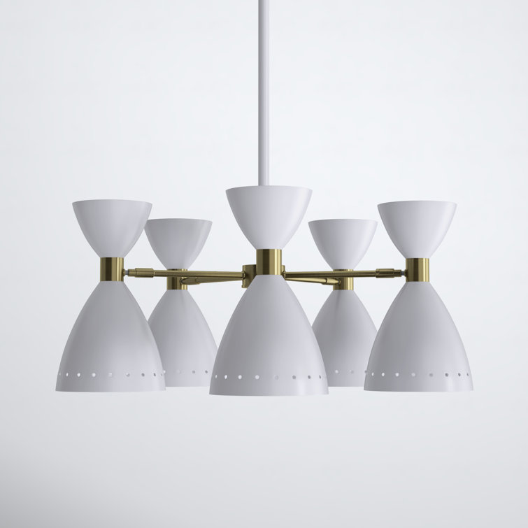 Bimini 5 Light Metal Geometric Chandelier