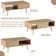 Coffee Table With Storage Rattan Style