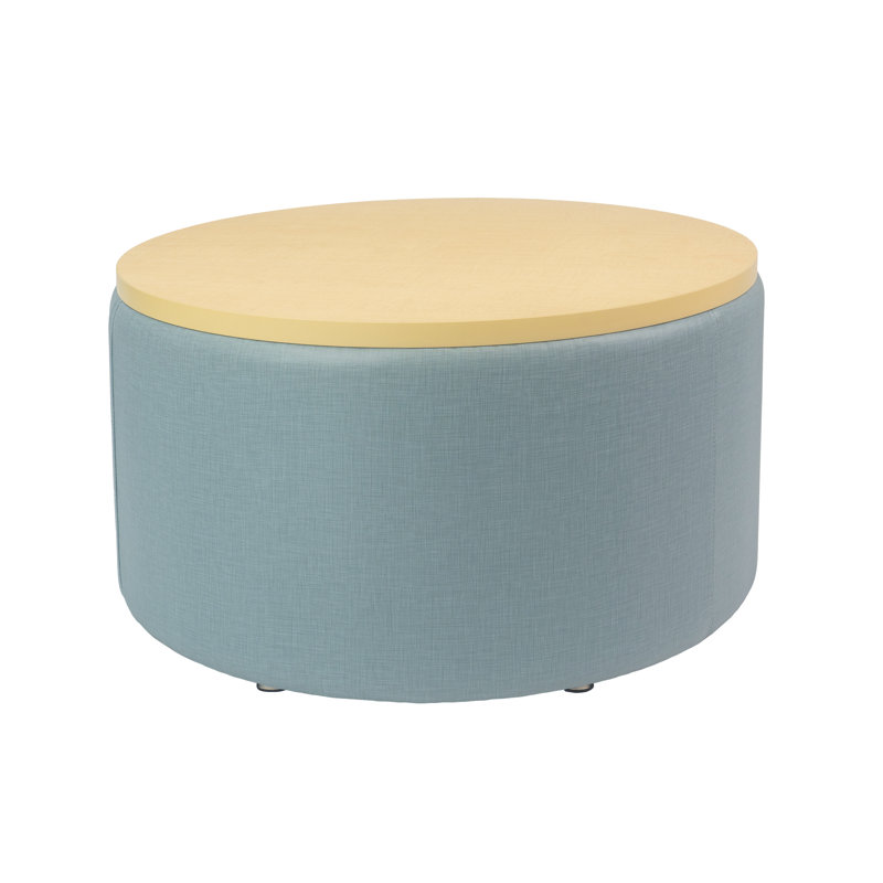 Repose-pieds rond 30 po Pro Series, Bleu / Beige