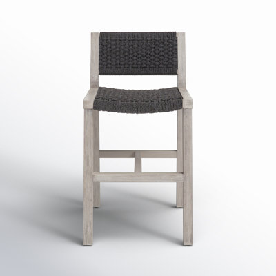 Shea Teak Outdoor Bar Stool