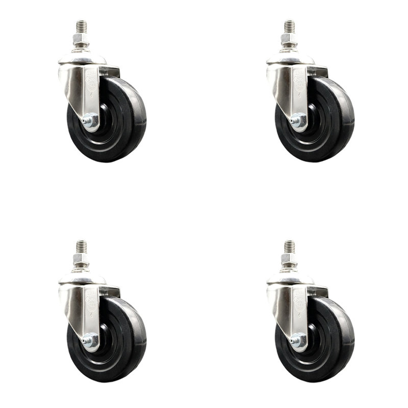 Soft Rubber Casters