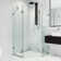 Gemini 46" W x 46" D x 73" H Hinged Frameless Shower Enclosure with 3/8  Clear Glass