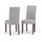 Acadian 17.99'' H Linen Look Polyester Upholstered Parsons Chair-960990425