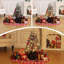 Arbre de Noël artificiel enneigé 2 pièces 3 pi 3 pi avec 8 modes chaud