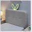 Kids Upholstered Bed with Rabbit Ear Headboard, LED Light & 4 Storage Drawers, Boucle Fabric for Comfort and Style-129431930-129431931