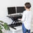 Mcmann Adjustable Metal Base Standing Desk Converter-922174302
