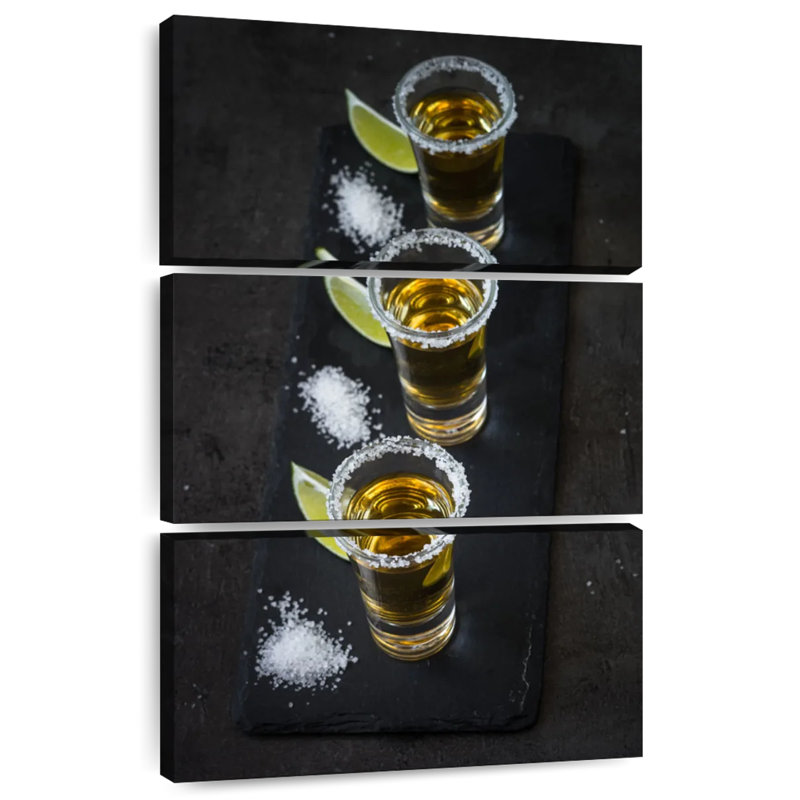 Tequila Shots Row, H 50 po x l 32 po