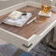 Table d'appoint, finition brune