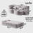 Evren Boneless Modern Minimalist Compression Convertible Floor Sofa Bed with Pillows-118805986-124301690