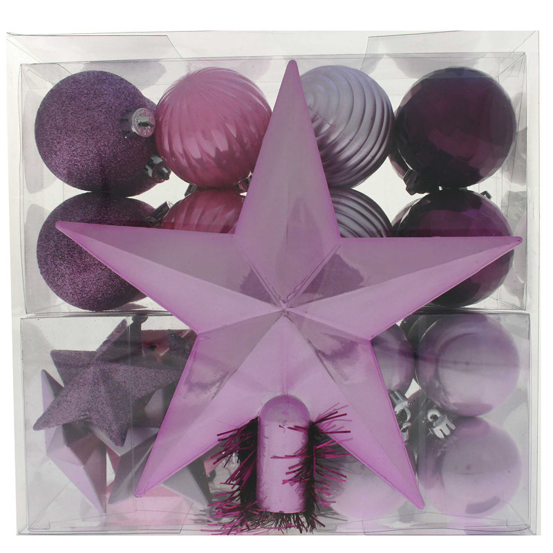 21.39cm, Purple/Pink/Silver