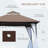 9.7 Ft. W x 9.7 Ft. D Metal Patio Gazebo-98181959