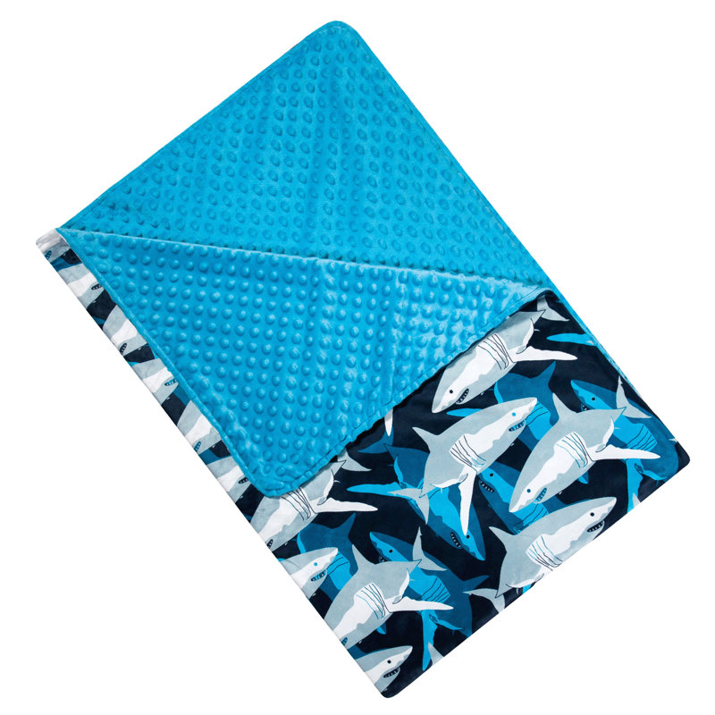 Jeté en peluche Wildkin - Confort doux et confortable, idéal pour les tout-petits, les voyages et les garderies - Requins