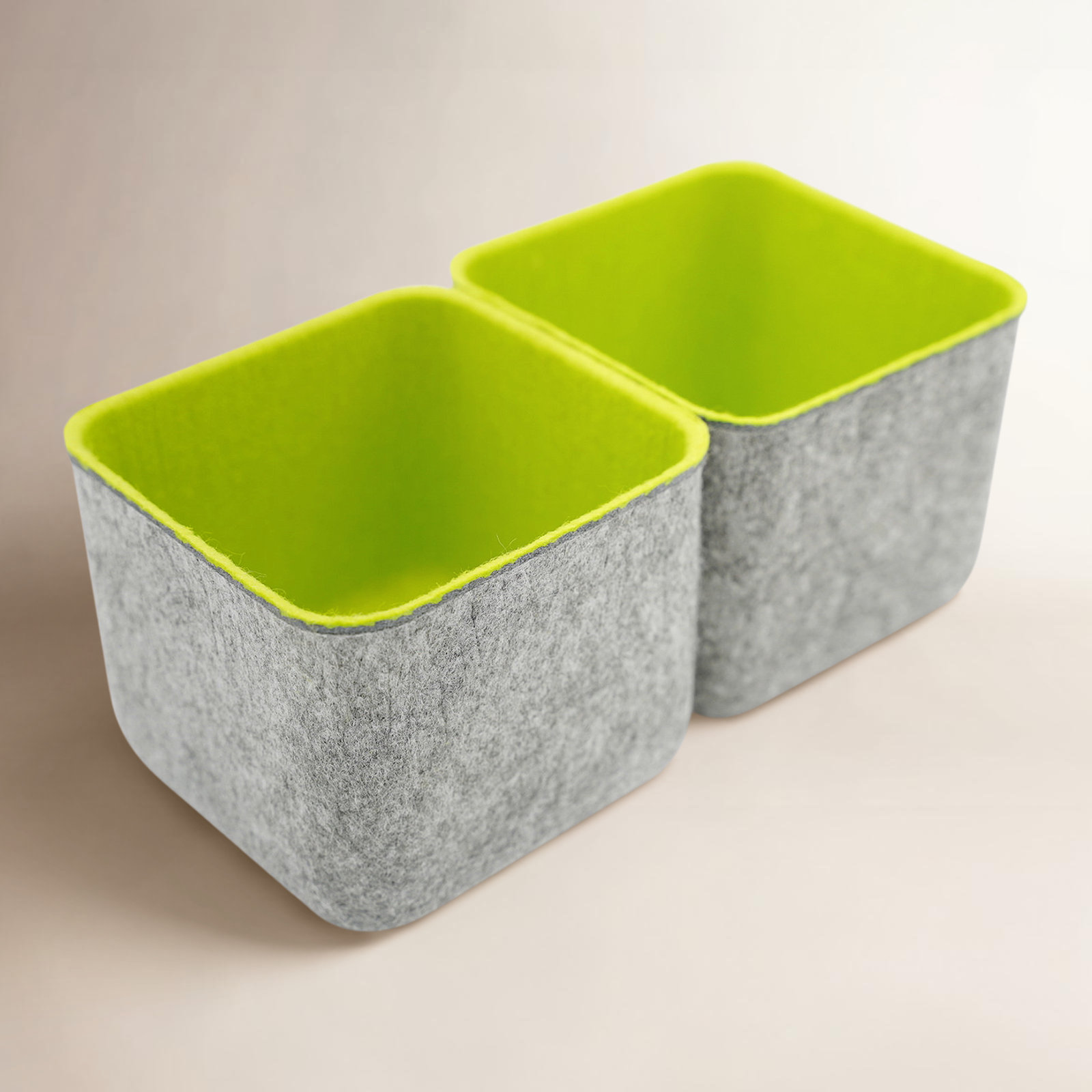 Reuben Felt Desk Organizer, Spring Green