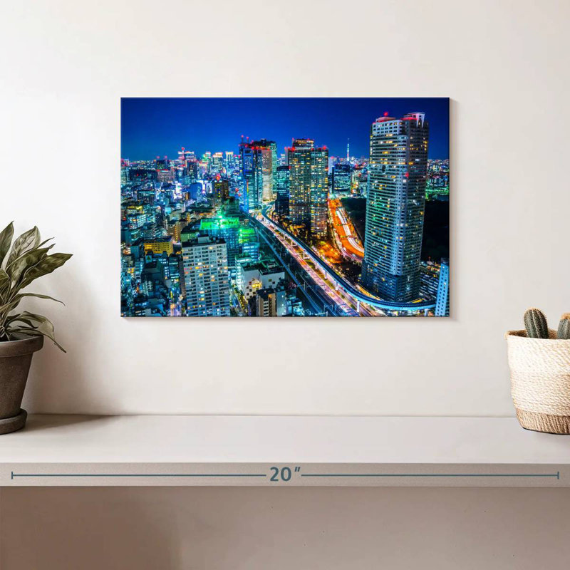Sireci Bustling Tokyo, 8" H x 12" W