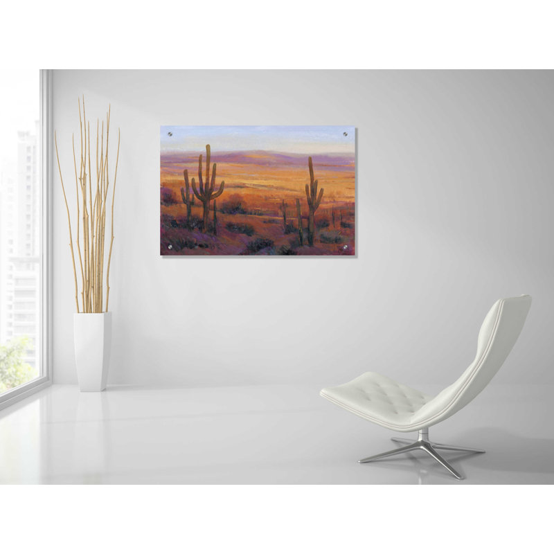 Foundry Select 'Desert Light II' by Tim O'Toole, Acrylic Glass Wall Art, 36"x24"
