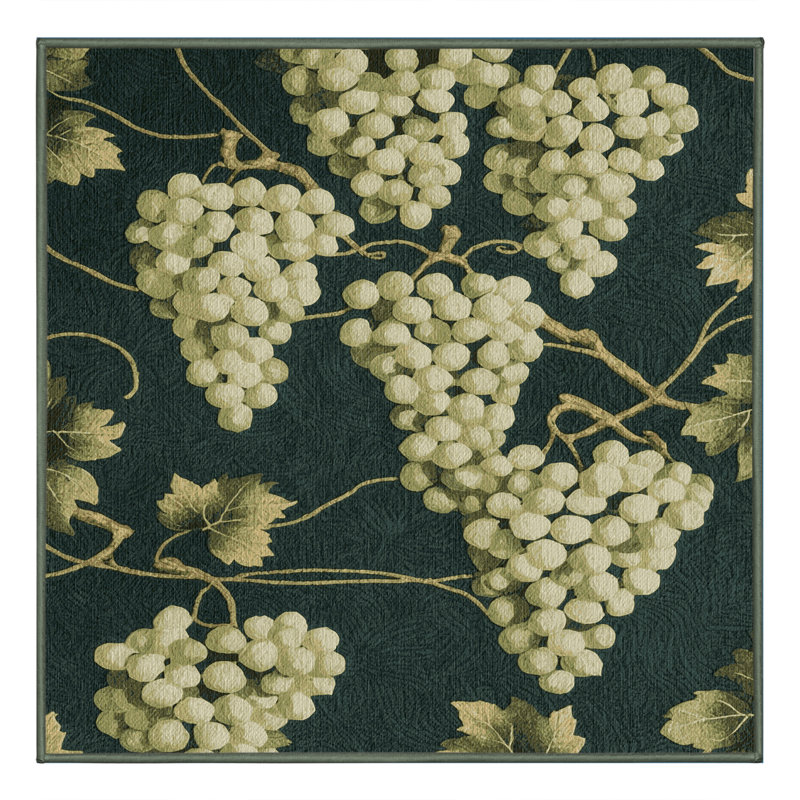 Tapis lavable raisins sans pépins de fruits Thompson, Rectangulaire 2 pi x 3 pi
