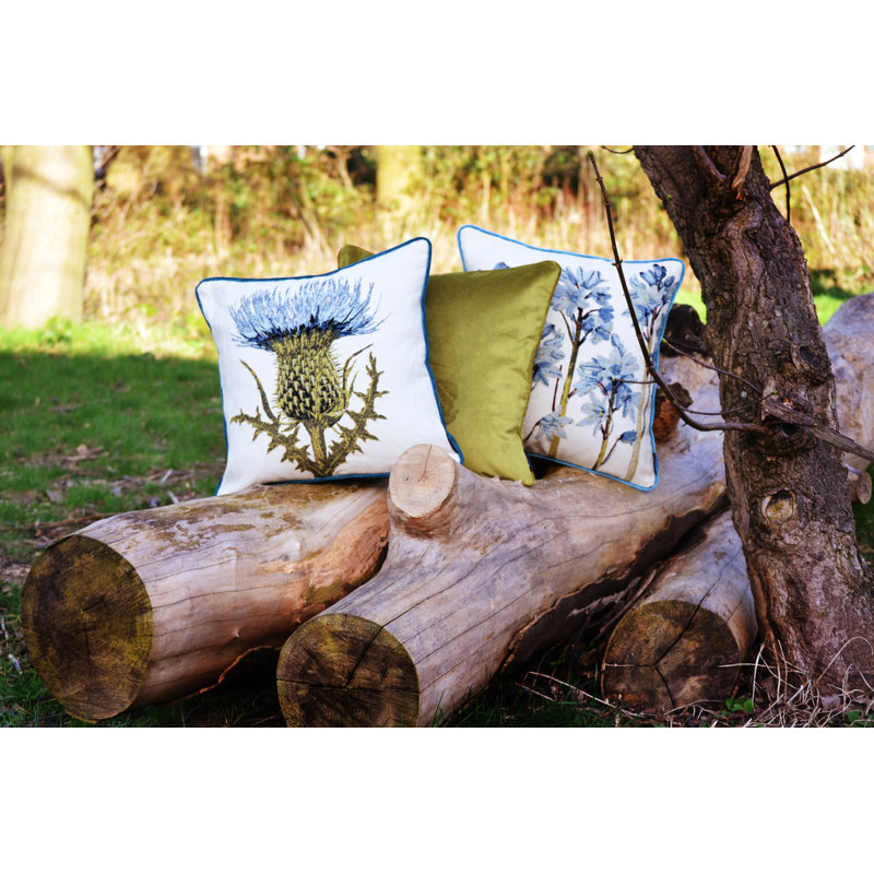 Bourgault Floral Square Pillow Cover
