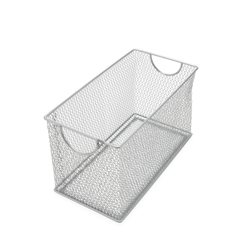 Boîte de rangement en métal pour DVD, H 6,5 po x l 5,5 po x P 10,75 po, 1