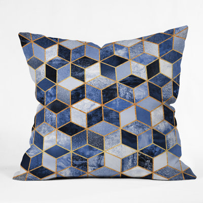 Elisabeth Fredriksson Cubes Throw Pillow