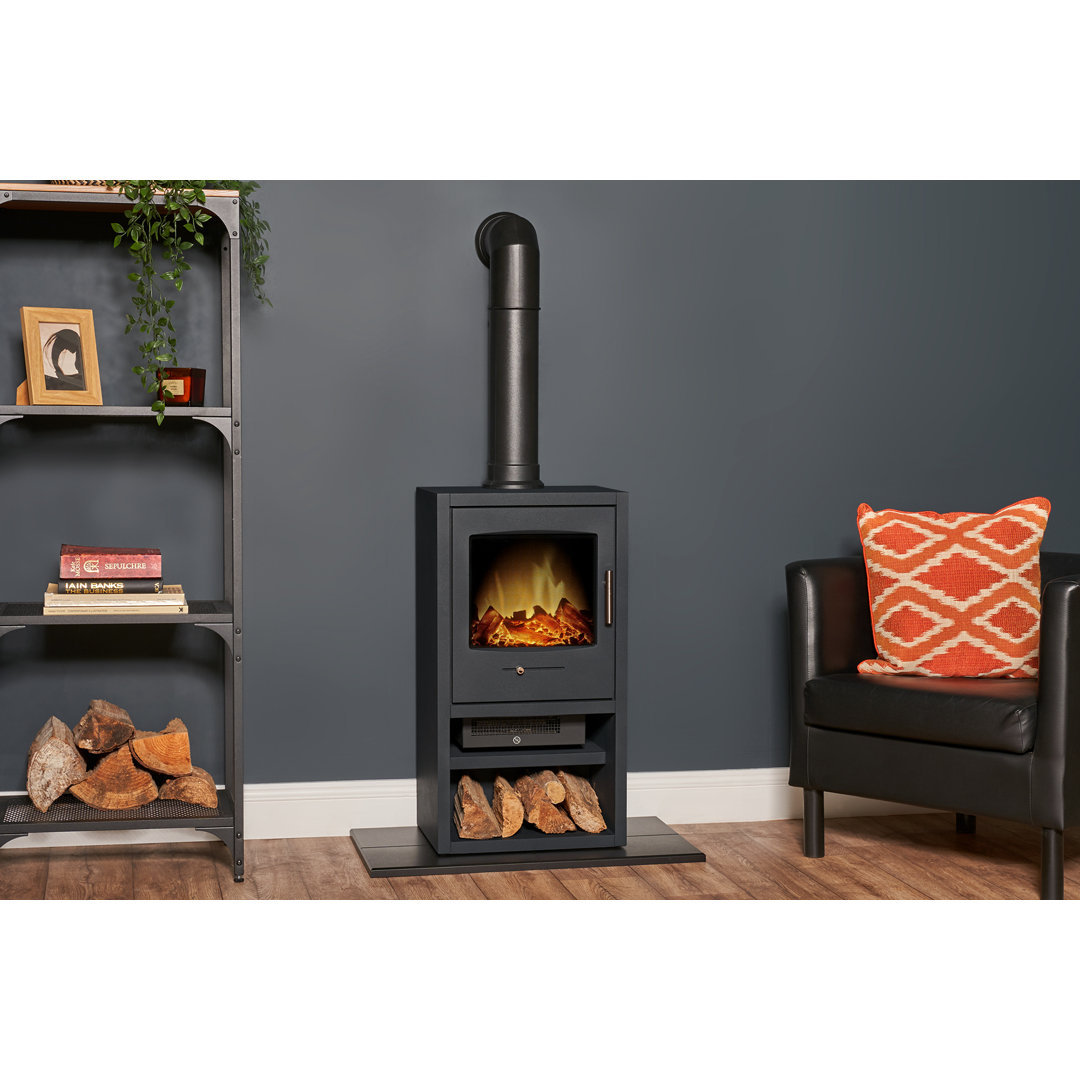 Bergen Adam 42.4cm W Charcoal Grey Stove with 6824 BTU