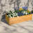 Large Planters, Solid Wood 43.3 Inch Rustic Outdoor Garden Bed