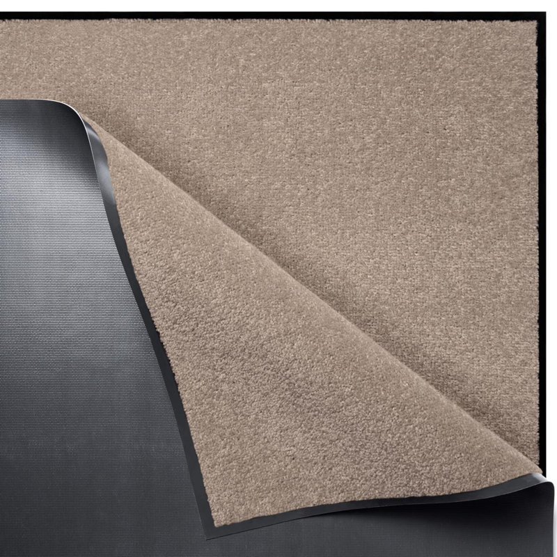 Boothe Doormat, 0.7cm H x 40cm W x 60cm D, Beige