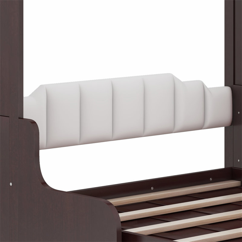 Lit escamotable Etzio, Brun