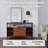 Drumavoley TV Stand with Sliding Barn Doors for TVs up to 50"