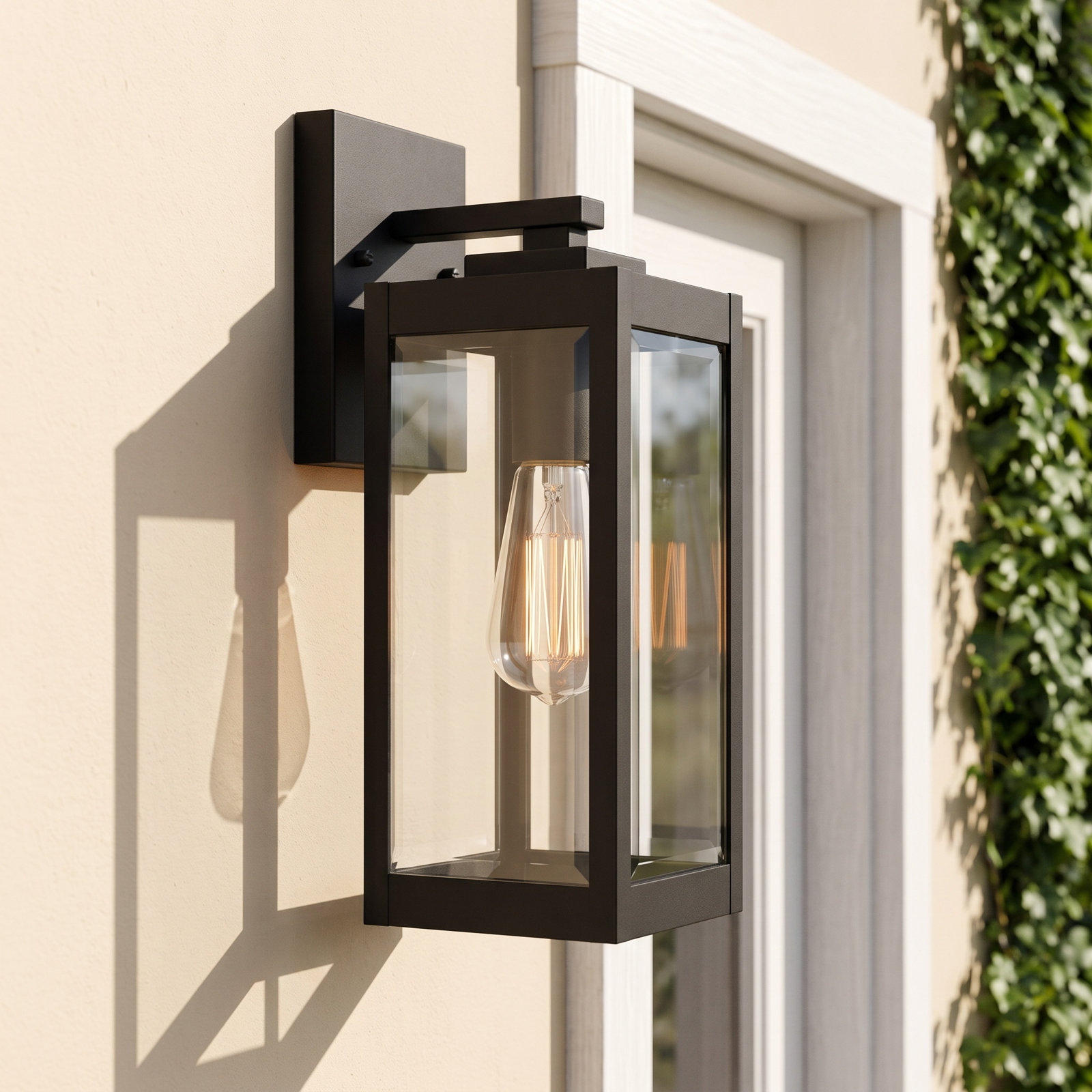 Ainsworth Outdoor Wall Lantern, 14.25" H x 5" W x 6.5" D