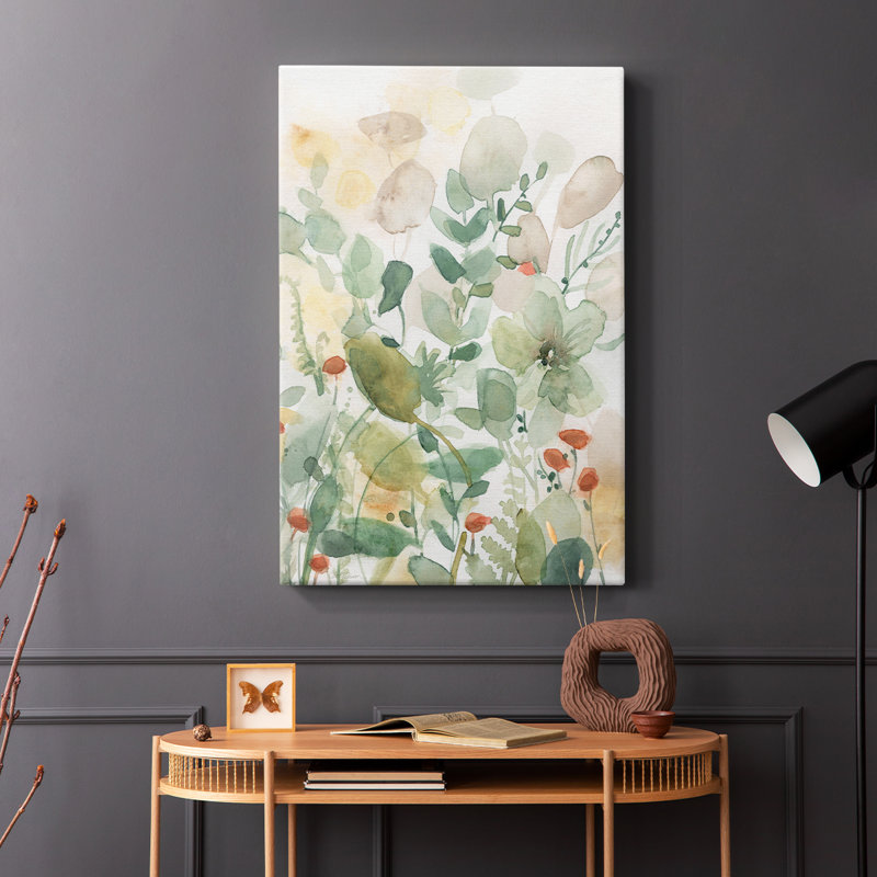 Chant des fleurs sauvages II - Cavas enveloppés de galerie, H 60 po x l 40 po
