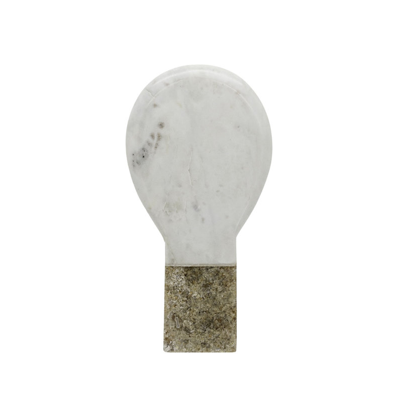 Repose-cuillère en agate brune et marbre Foreside Home & Garden