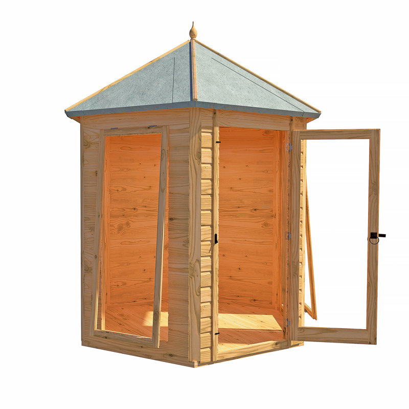 Kendall 6 x 6 Ft. Summer House, Whole Glass Single