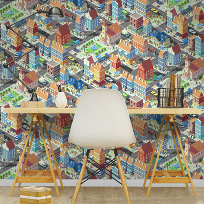 Notting Hill Red Wallpaper