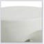 Table d'appoint à plateau rond minimaliste blanc MGO pour l'intérieur et l'extérieur, durable et facile à déplacer