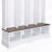 Farmhouse Hall Tree with Hooks Bench and Shoe Rack-1044025131