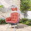 Chaises longues pivotantes de patio, chaise d'œuf en acier de rotin de Pe pour la maison