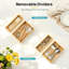 Bamboo Rectangle Utensil Storage Set