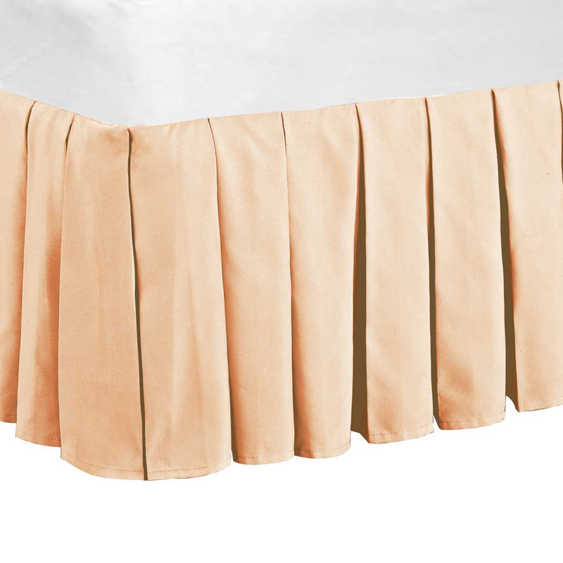 Ruffled Bed Skirt, Salmon, King