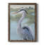 «Blue Heron Portrait I», toile encadrée de qualité supérieure - prête à être accrochée-1677393275-1677393277
