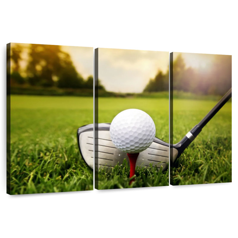 Senne Country Club Golf Course, 32" H x 50" W